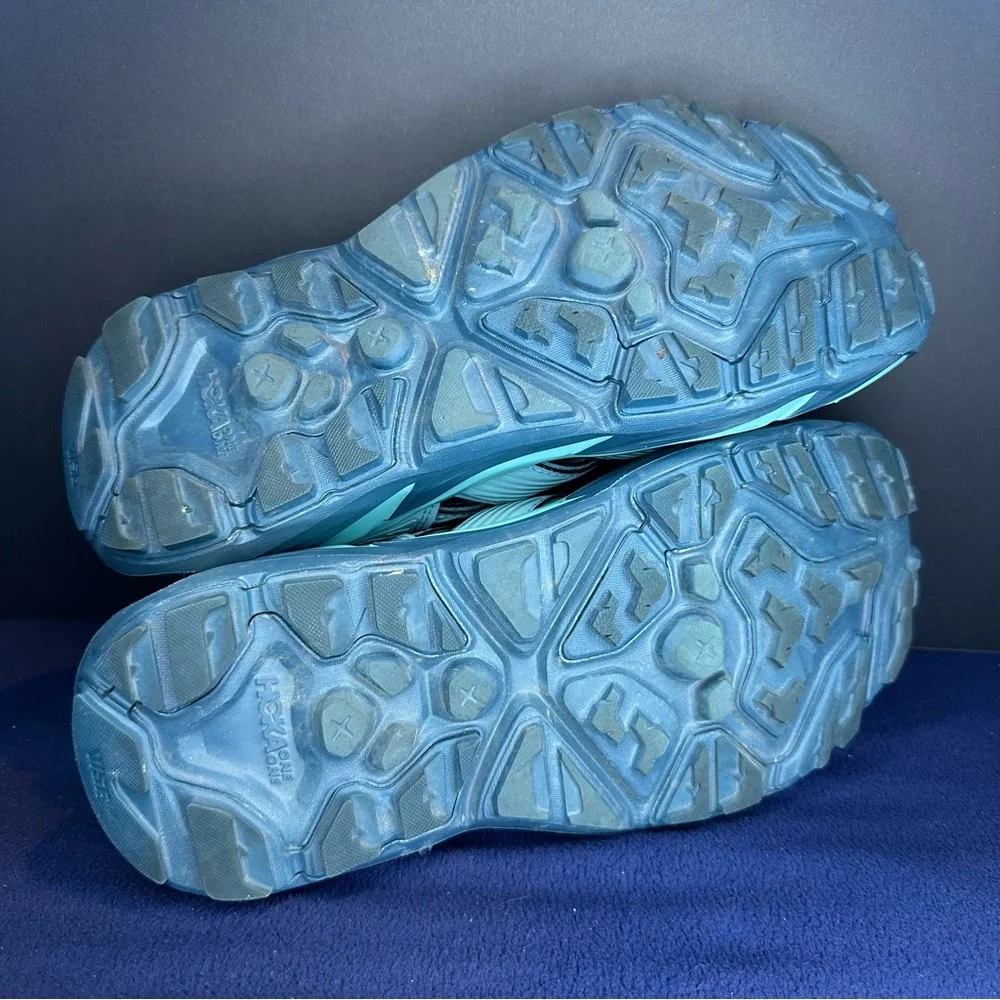 Hoka One One Teal and Orange Women's Hiking Sandals - Picture 6 of 7